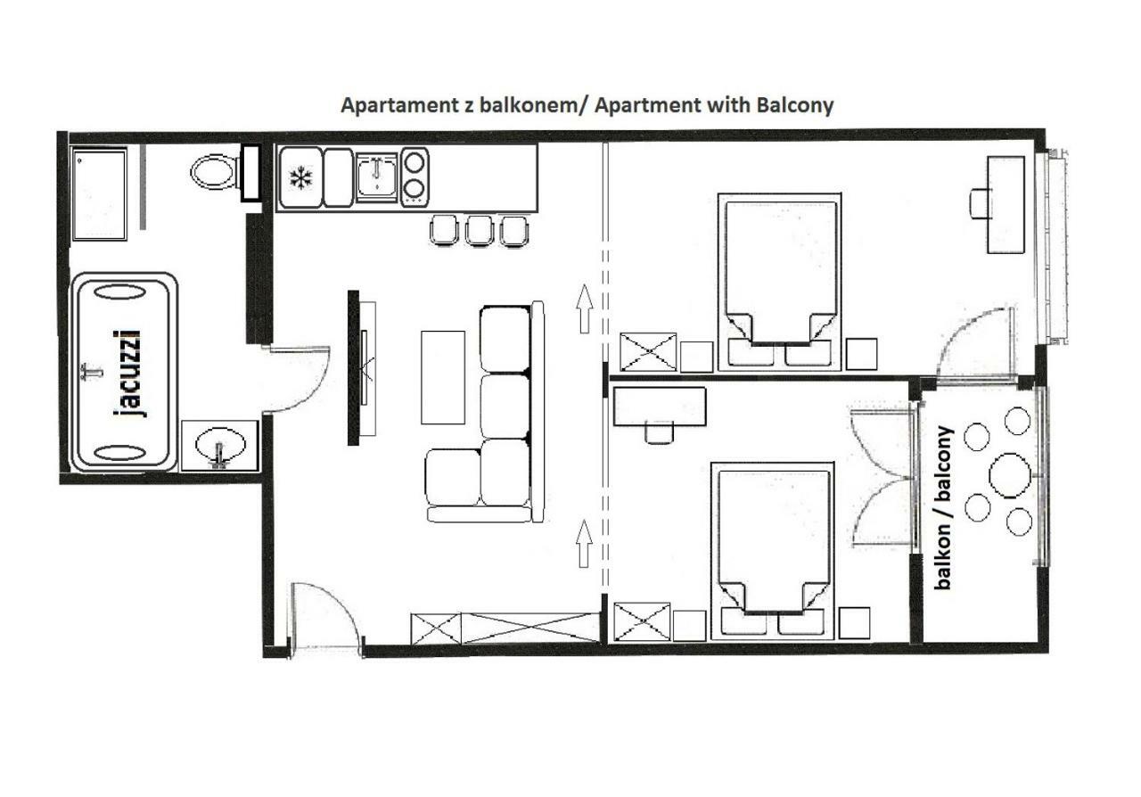 Jacuzzi Apartments 크라쿠프 외부 사진